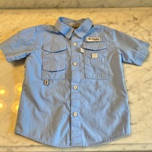 Boys’ Columbia Fishing Shirt- 4T blue